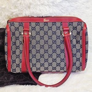 GREAT CONDITION!! 100% Authentic Gucci Red and Blue Women's Bag